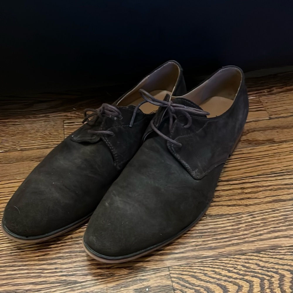 Brown suede dress shoes Aldo